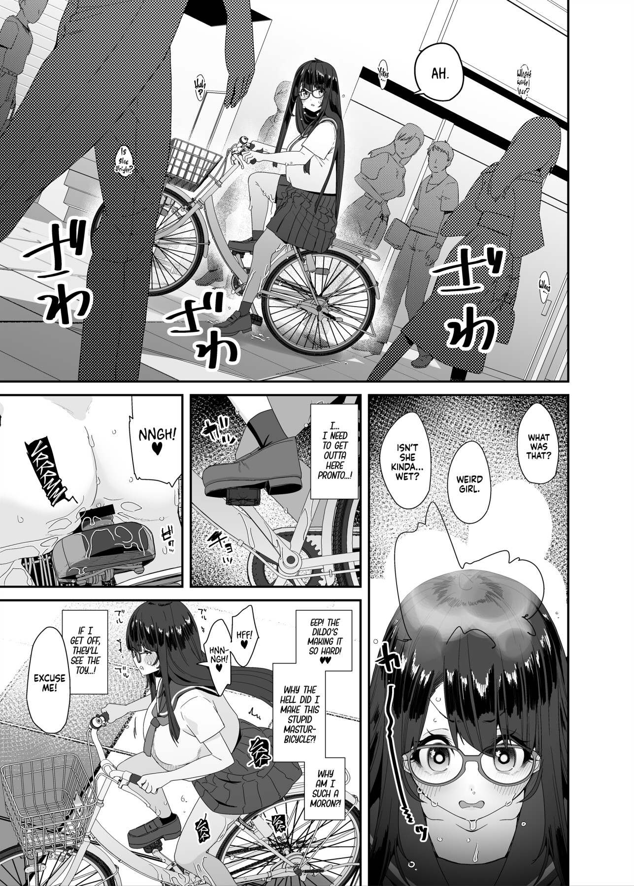 Hentai Manga Comic-The Slutty, Stacked Middle Schooler Who Gets Off on her Bike-Read-35